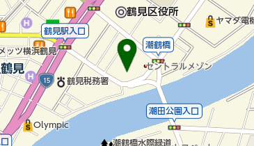 ビーワンダイバーズ鶴見の地図画像