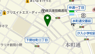 かどや生花店の地図画像