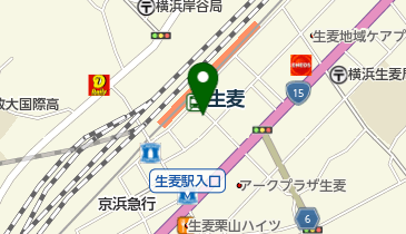 花鈴 生麦店の地図画像