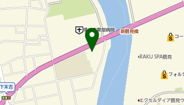 スーパー銭湯おふろの国の地図画像