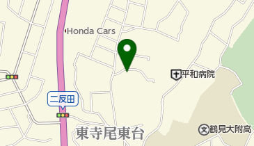 東寺尾図書館の地図画像