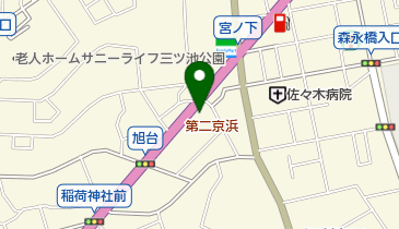 岩井表具店の地図画像