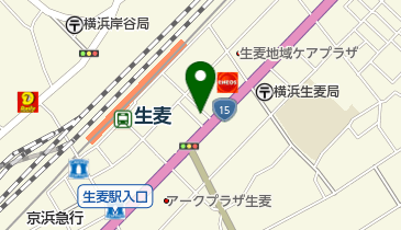 朝日湯の地図画像