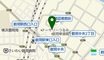 ヘアサロン田中の地図画像