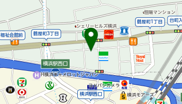 横浜桝岡ダンス教室の地図画像