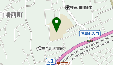 浦島小学校放課後キッズクラブの地図画像