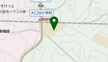 大口台小学校放課後キッズクラブの地図画像