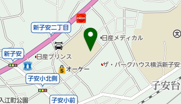 子安小学校放課後キッズクラブの地図画像
