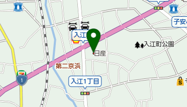 神奈川日産自動車株式会社 子安店の地図画像