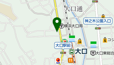 大口接骨院の地図画像