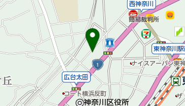 横浜ねこ病院の地図画像