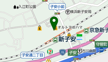 オルトヨコハマ防災センターの地図画像