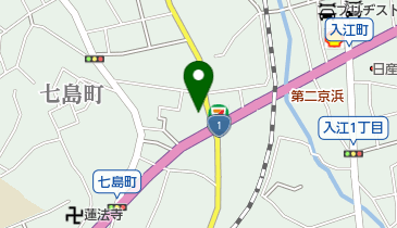 つるや洋品店の地図画像
