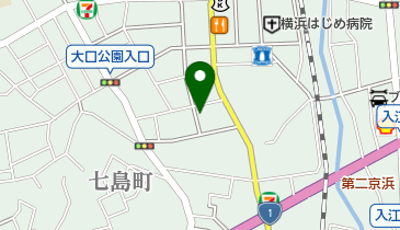 コバヤシ理容室の地図画像