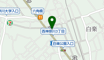 さかもと理容室の地図画像