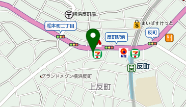 理容馬場の地図画像