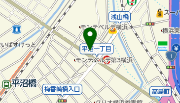 有限会社中沢商店の地図画像