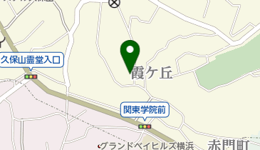 霞ケ丘丘友会の地図画像