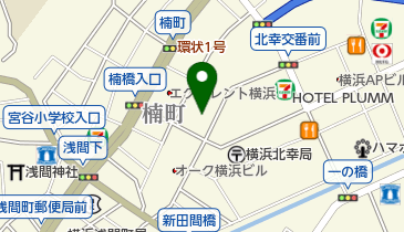 財団法人小原流横浜支部の地図画像