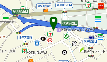 長沼静きもの学院横浜校の地図画像