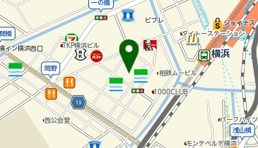スタジオペンタ横浜店の地図画像