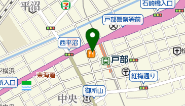 戸部接骨院の地図画像