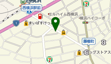 西横浜動物病院の地図画像