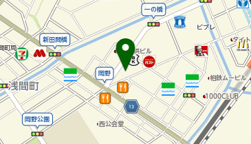 SOLE横浜店の地図画像