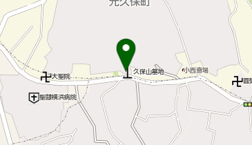 横浜市役所 健康福祉局 久保山墓地の地図画像