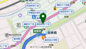 カギの救急車関内店の地図画像