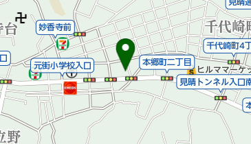 ラブリークリーニング 山手店の地図画像