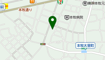 平野花店の地図画像