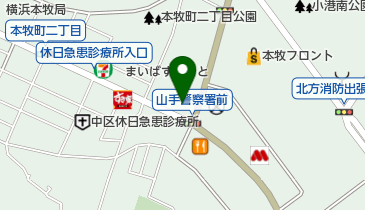 バンビ美容室の地図画像