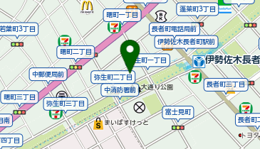 弁天湯の地図画像