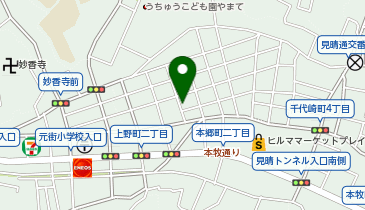 本牧ゆあそび館の地図画像
