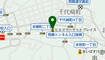 中区役所 上台集会所の地図画像