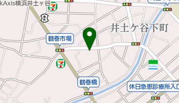 横浜建設一般労働組合南支部の地図画像