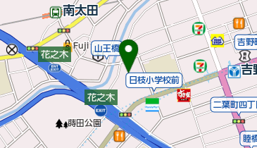 お三の宮日枝神社の地図画像