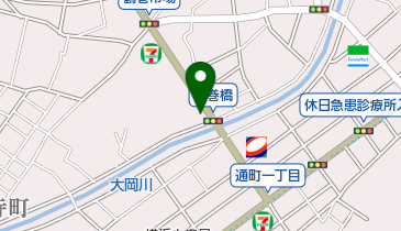 田中鳥獣店の地図画像