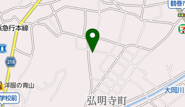 ヘアーサロンアライの地図画像