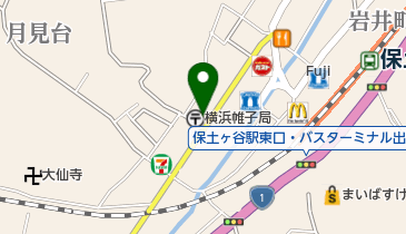 金子クリーニング商会の地図画像