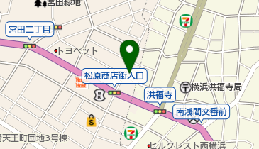 かつらや洋品店の地図画像