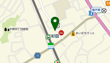 パシオス杉田店の地図画像