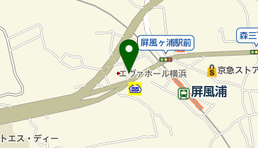 オカ美容室の地図画像