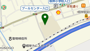 磯子区役所 根岸中学校コミュニティハウスの地図画像
