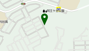 阿王ケ台自治会館の地図画像
