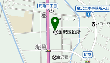 金沢公会堂の地図画像