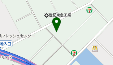 横浜フォームラバー株式会社の地図画像