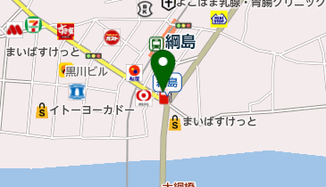 港北マッサージの地図画像