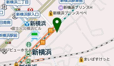 新横浜指圧院の地図画像